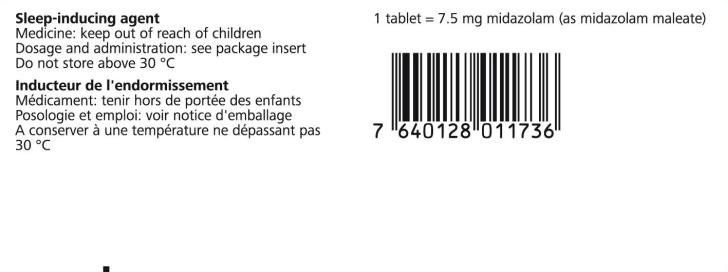 Dormicum Tablets 7.5mg*